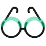 Icône représentant des lunettes, symbolisant la prévention des RPS dans le cadre du développement professionnel.